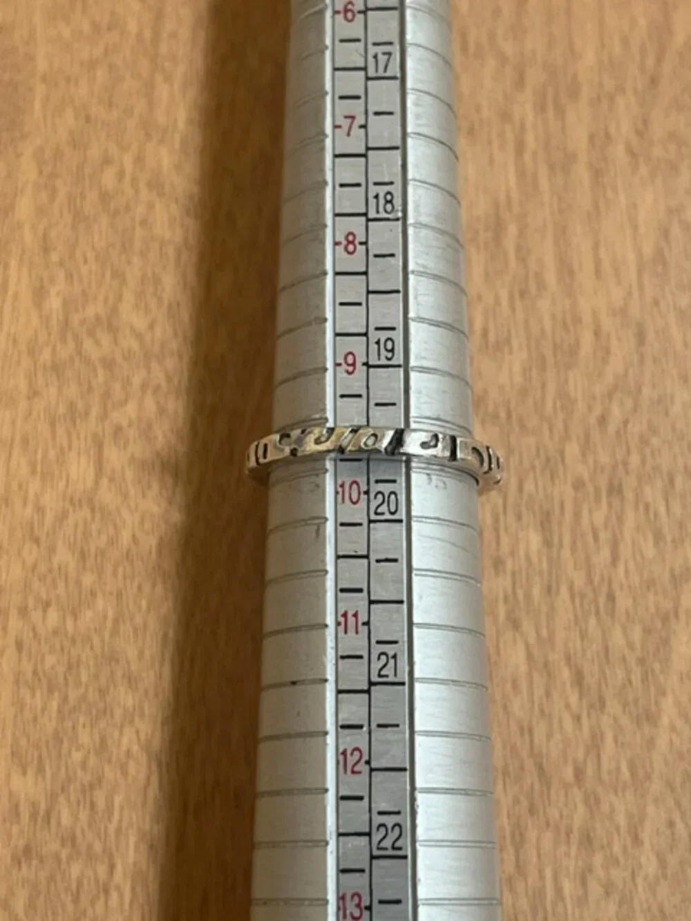 Two (2) Silpada R1384 etched band stack rings SZ 9.5